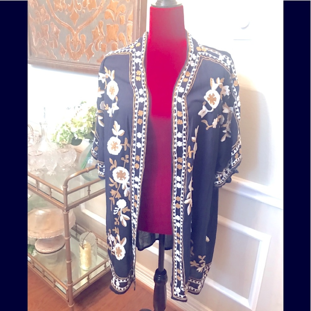 Beautiful embroidered Kimono
